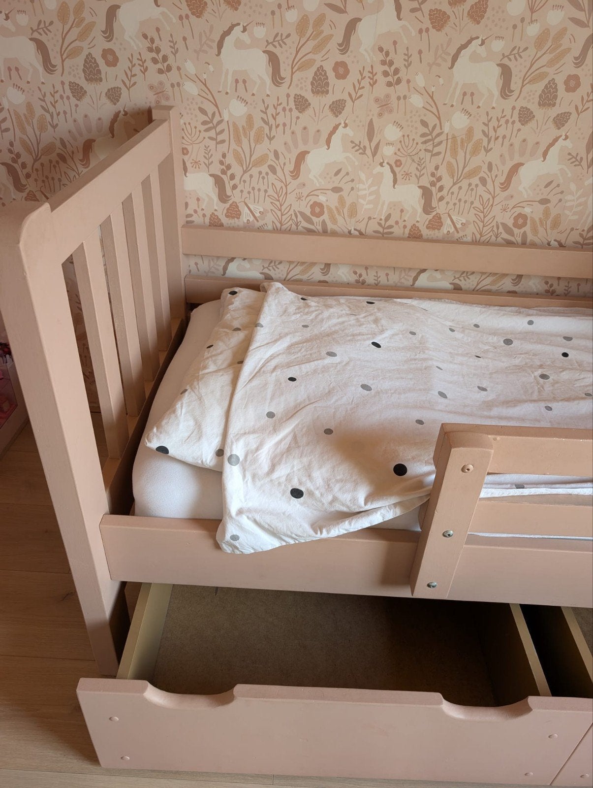 Peuterbed, Ophalen, 180 cm of meer, 100 cm of meer, Lattenbodem