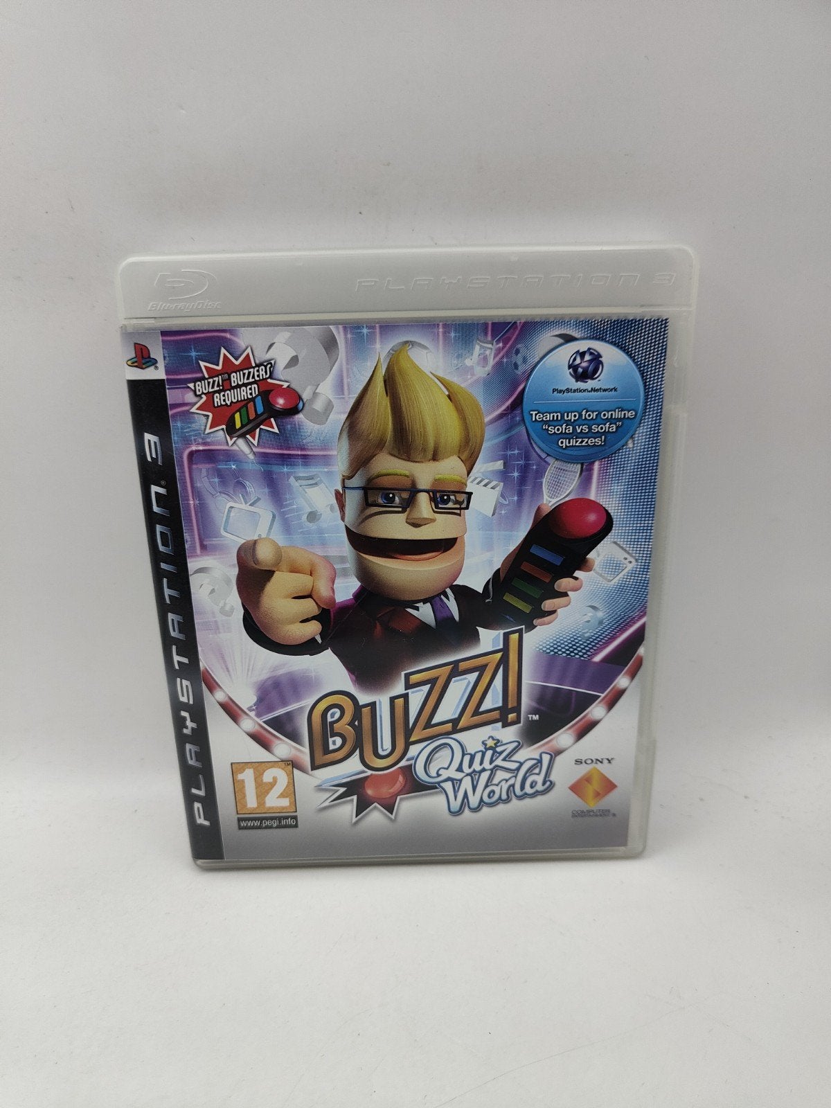 Buzz! Quiz World - PlayStation 3 (PS3), Spelcomputers en Games, Sony Computer Entertainment, Ophalen of Verzenden, Zo goed als nieuw