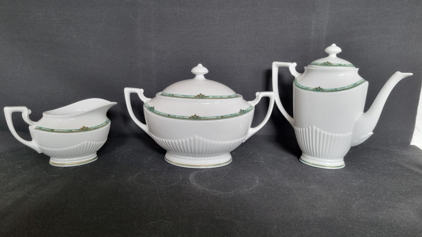 Vintage suikerpot, melkkan en koffiepot, Ophalen of Verzenden