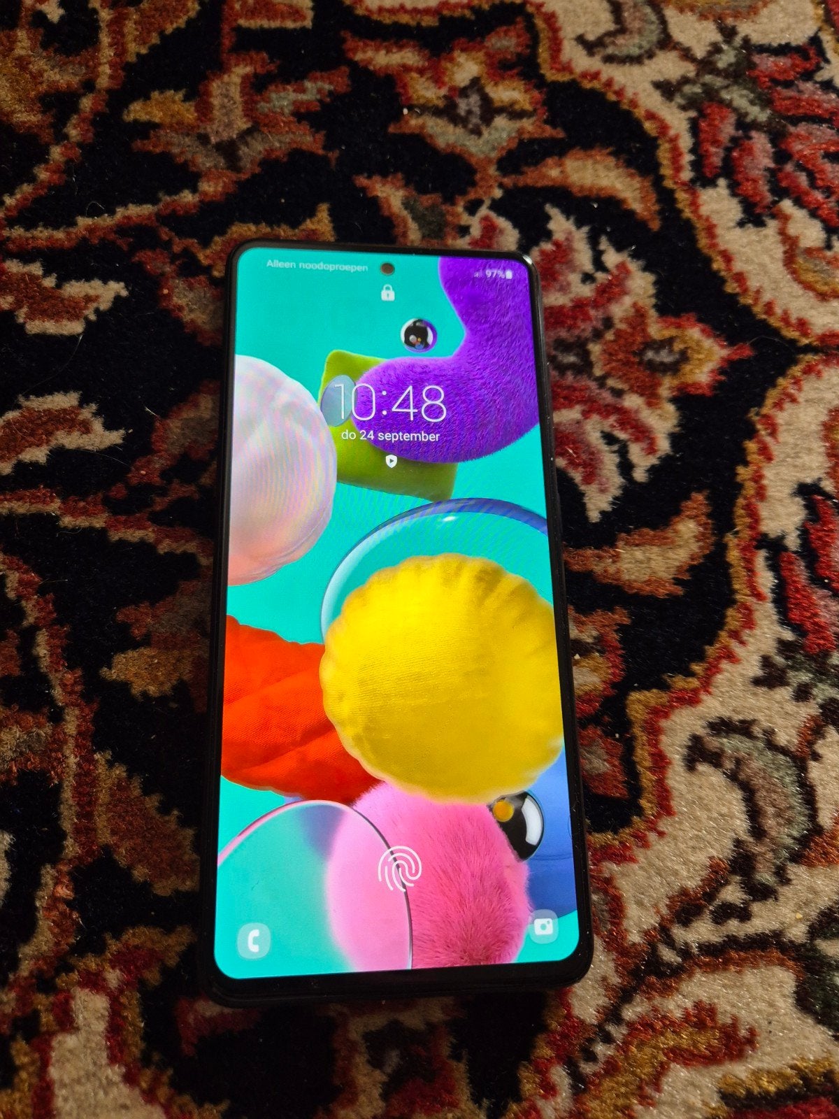 Samsung Galaxy A51, Ophalen, Gebruikt, Zwart, Touchscreen