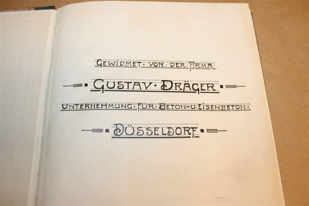 Eisenbeton — Zeldzaam Vroeg Handboek Gewapend Beton 1915, Ophalen of Verzenden, Gelezen, Bouwkunde