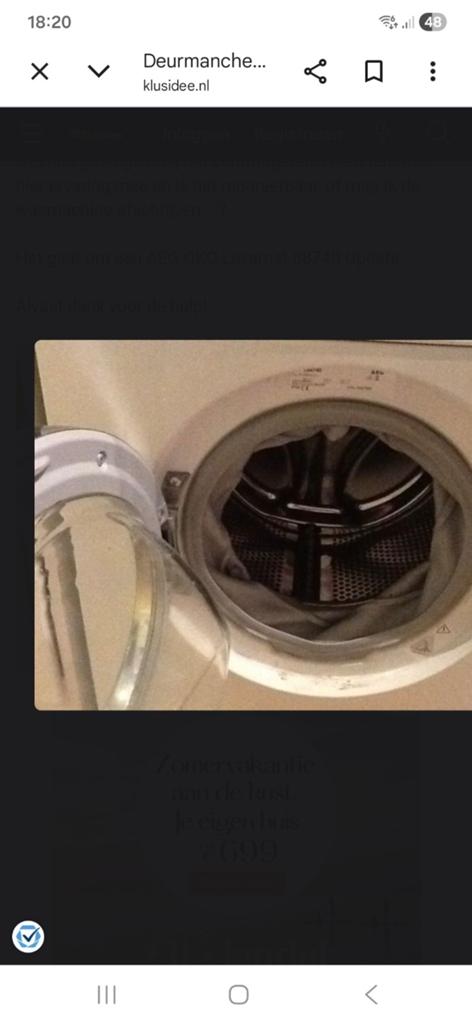 Oude kapotte wasmachine, Witgoed en Apparatuur, Wasmachines, Ophalen of Verzenden, Gebruikt, 1200 tot 1600 toeren