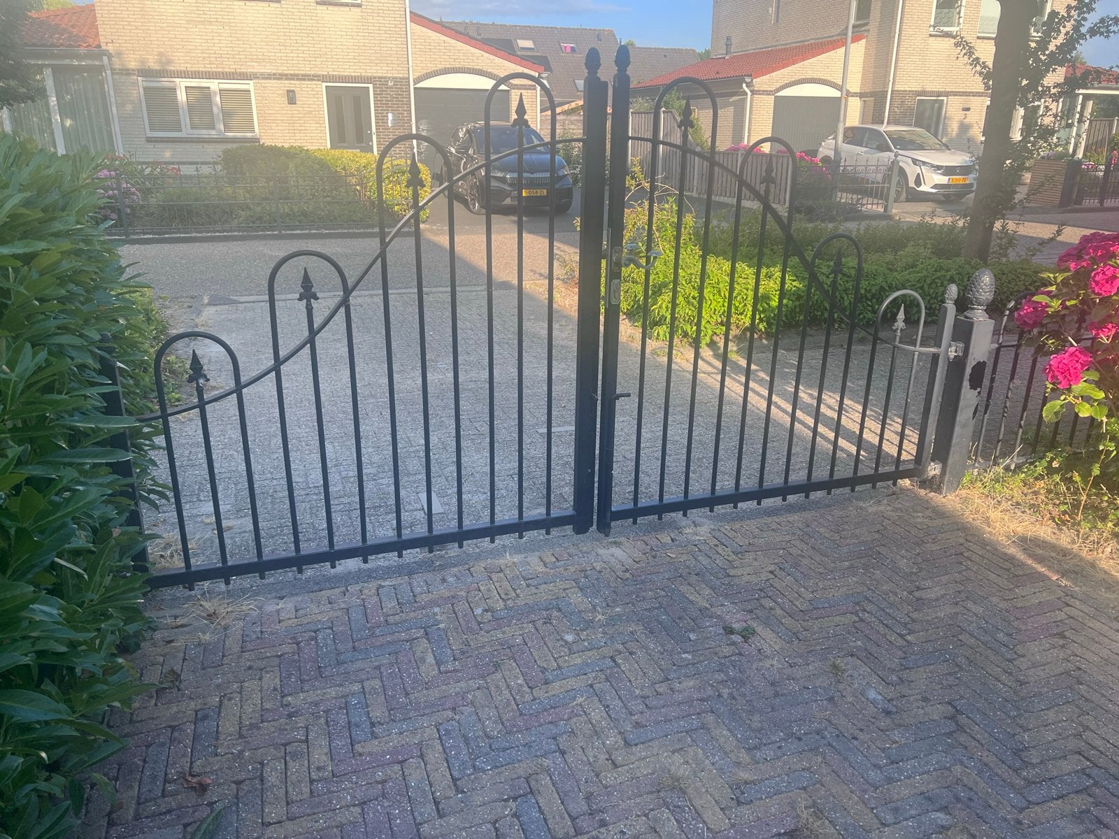inrijpoort, Tuin en Terras, Ophalen, Met poort, Gebruikt, Sierhekwerk