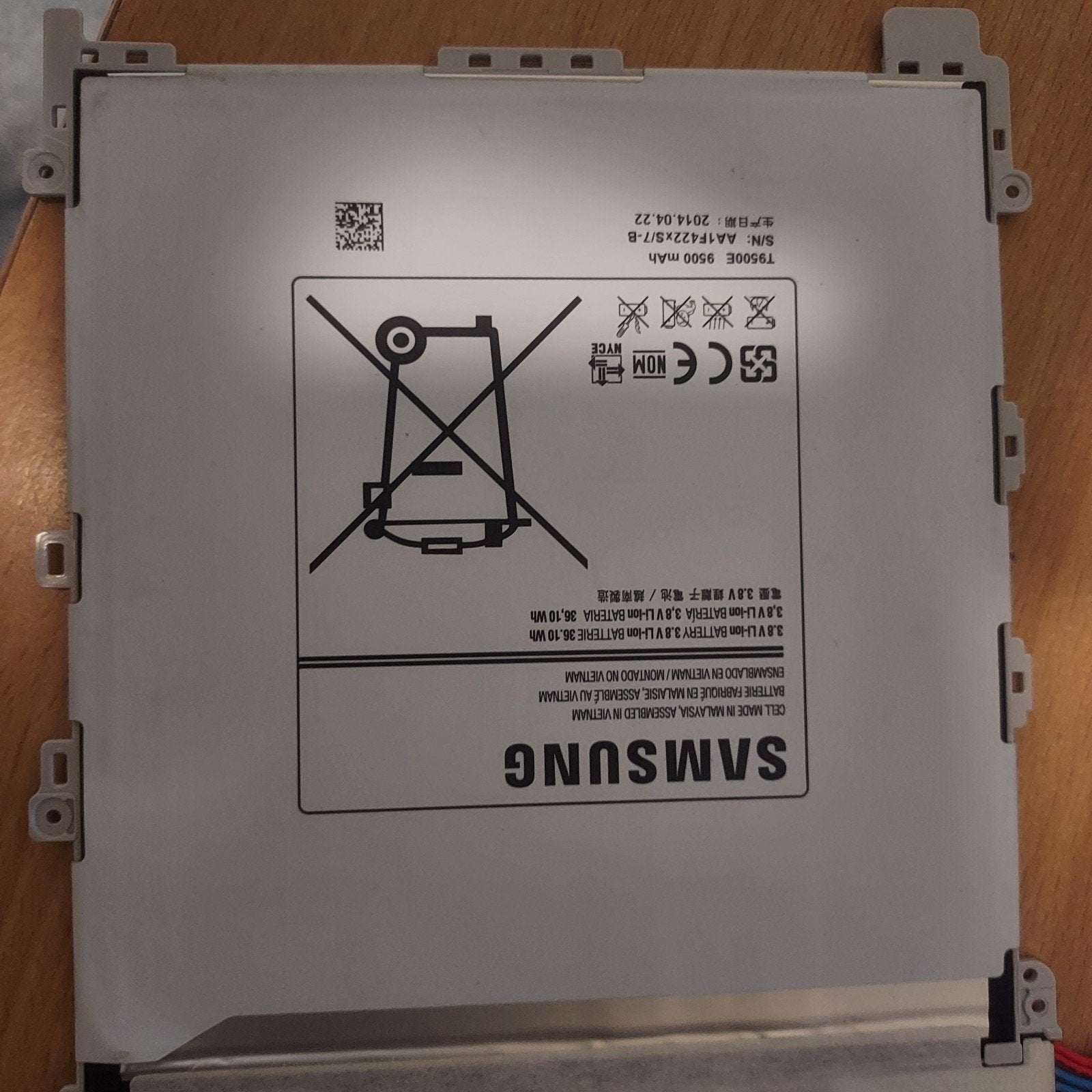 Samsung T9500E Batterij voor Tablet - 9500 mAh, Ophalen of Verzenden, Gebruikt, Samsung