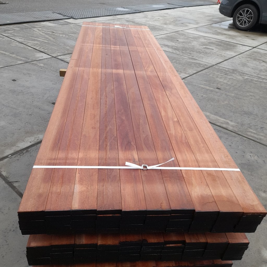 Hardhouten vlonderplanken, terrasplanken 2,7 x 9,5 x 350 cm, Tuin en Terras, Ophalen, Nieuw, Hout