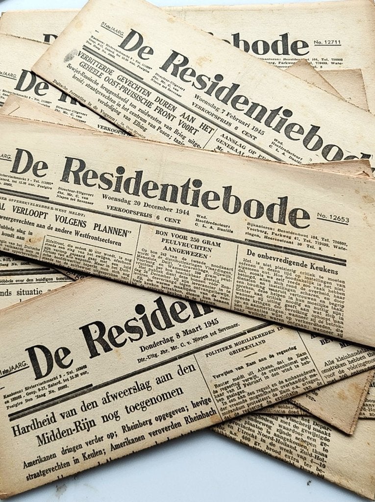 De Residentiebode pakket 1945 maar liefst 25 stuks DEN HAAG, Boeken, Ophalen of Verzenden