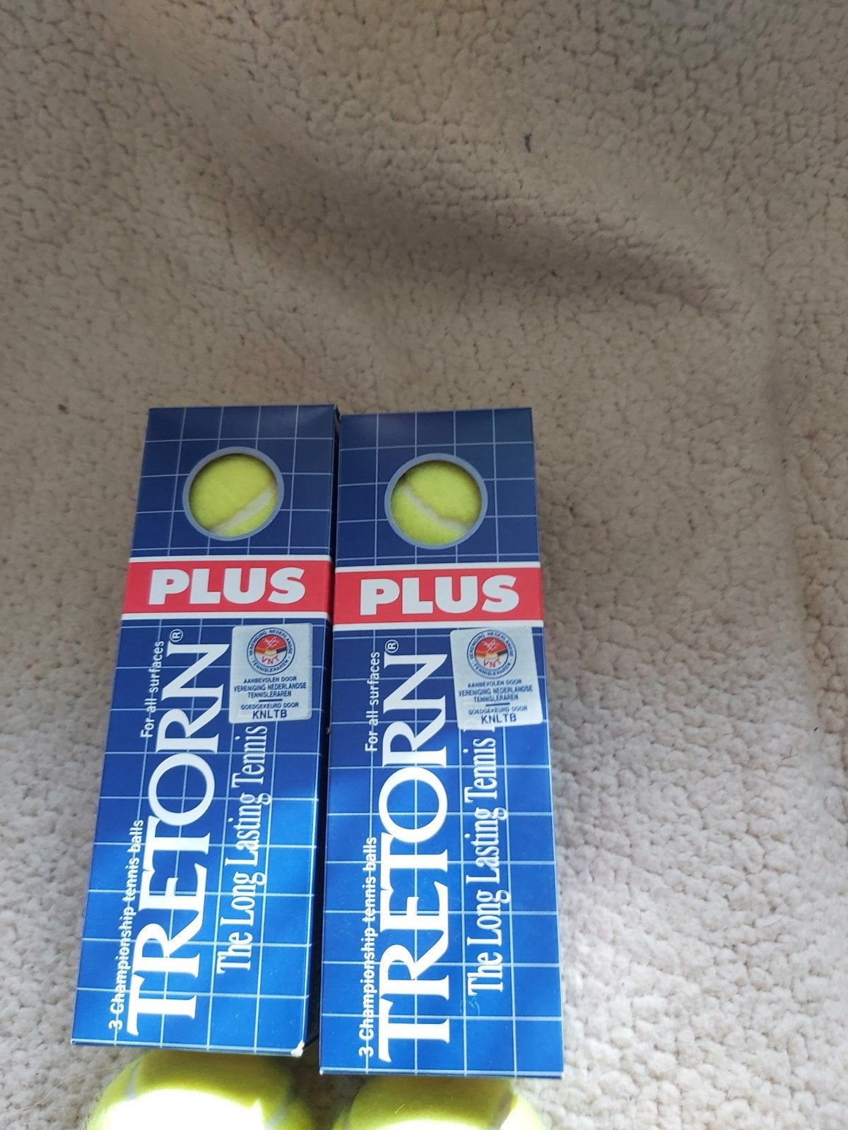 Tretorn Plus 3 euro per doos Tennisballen - 2x3 stuks, Ophalen of Verzenden, Nieuw, Ballen, Overige merken