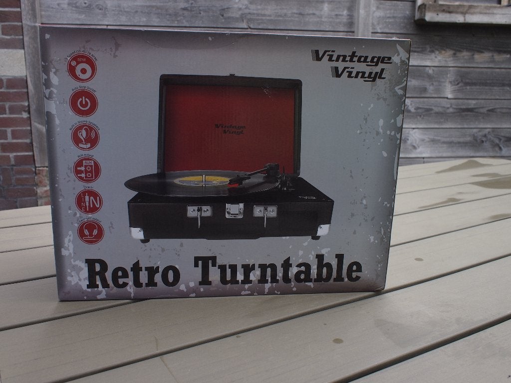 Retro platenspeler Vintage Vinyl, Ophalen of Verzenden, Nieuw, Platenspeler, Overige merken