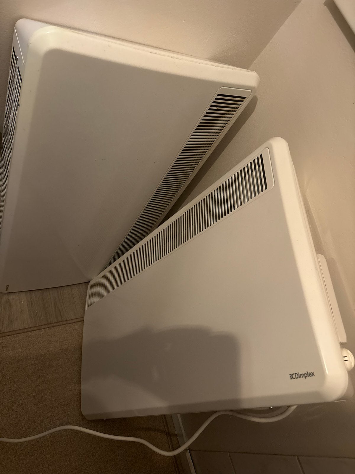 2x Dimplex plx e elektrische convector wand PLX300E - 3000W, Ophalen, Gebruikt, 800 watt of meer, Overige typen
