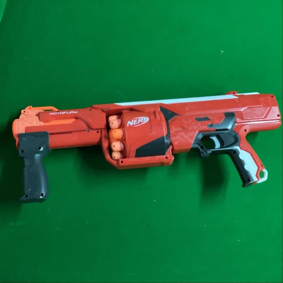Mega Nerf Rotofury 2x, Ophalen of Verzenden, Zo goed als nieuw