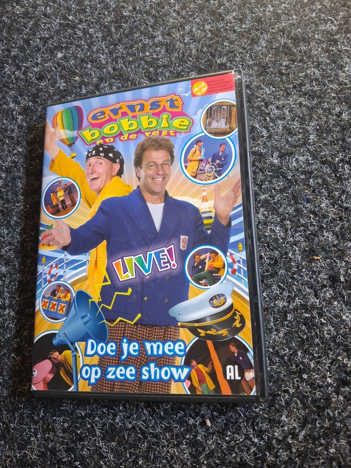 DVD ERNST EN BOBBIE DOE JE MEE OP ZEE SHOW (NIEUW!!), Cd's en Dvd's, Dvd's | Kinderen en Jeugd, Alle leeftijden, Ophalen, Familie