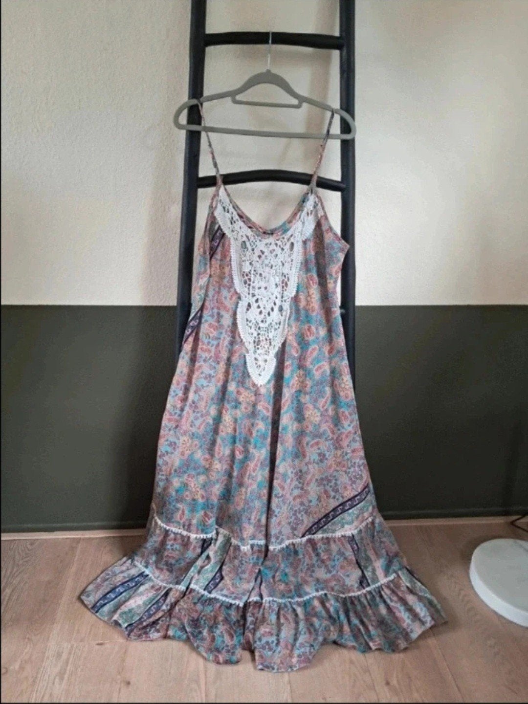 Ibiza Boho ZomerJurk 🛍, Maat 46/48 (XL) of groter, Zo goed als nieuw, Maui, Onder de knie