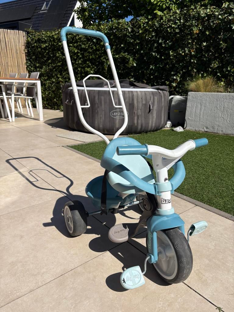 Smoby Be Move kinderfiets/driewieler met duwstang, Ophalen, Gebruikt, Terugtraprem, Duwstang