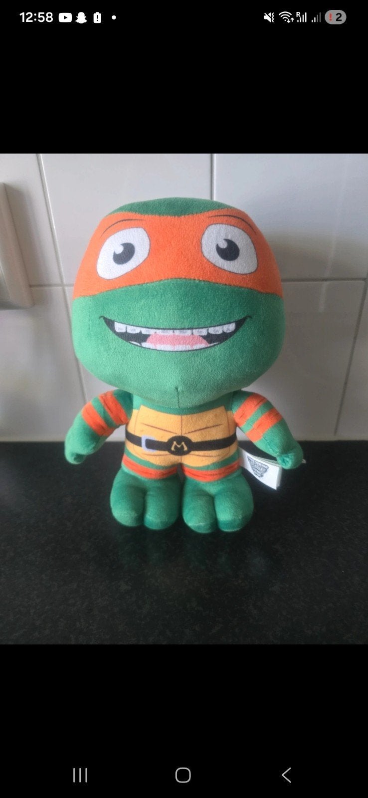 Teenage Mutant Ninja Turtles Michelangelo knuffel, Groen, Overige merken, Overige karakters, Overige typen