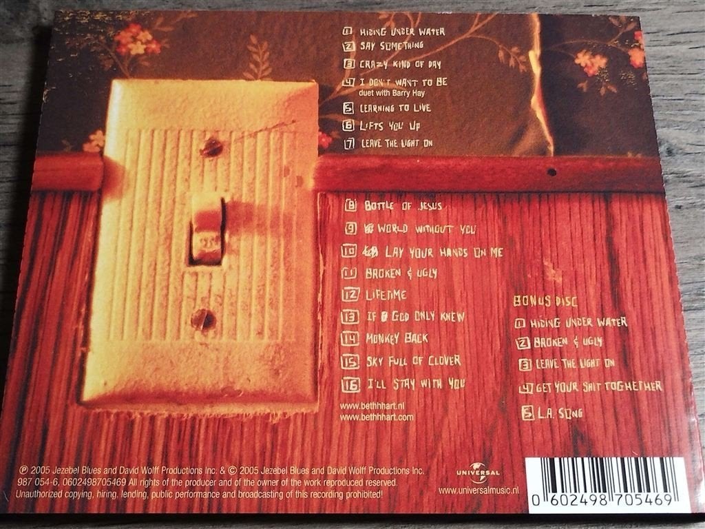Beth Hart ‎– Leave The Light On [2 CD], Ophalen of Verzenden, Zo goed als nieuw, Jazz