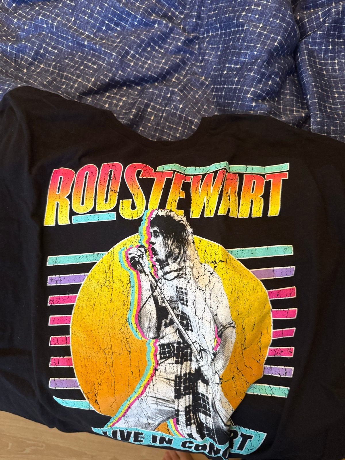 Rod Stewart Glastonbury 2025 unisex t-shirt, Kleding | Dames, Ophalen of Verzenden