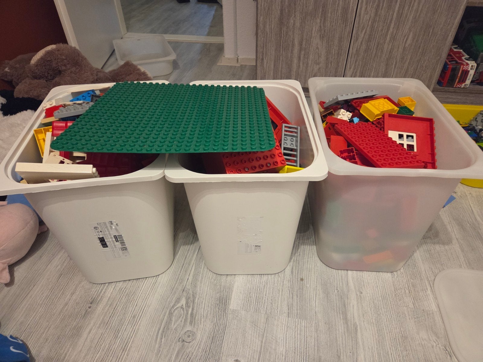 Grote partij LEGO Duplo met grondplaat en diverse sets, Kinderen en Baby's, Speelgoed | Duplo en Lego, Gebruikt, Aastvej 1, 7190 Billund, Denemarken