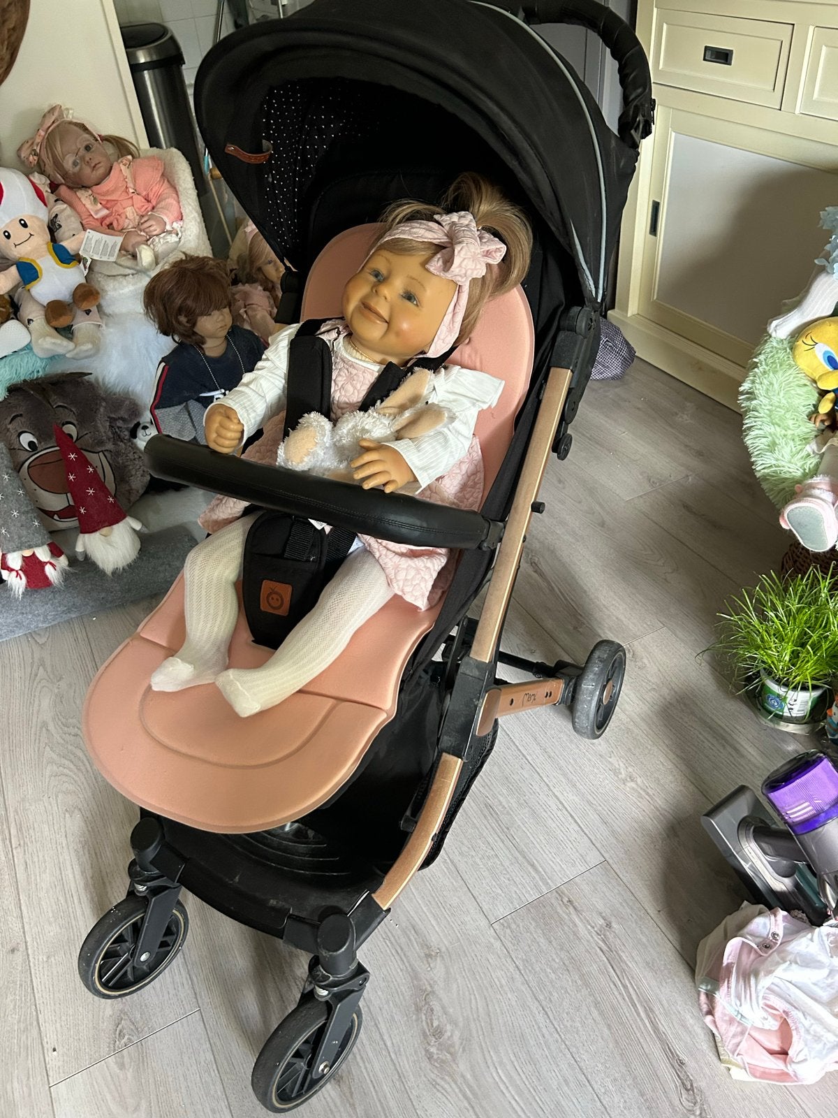 MOM Kinderwagen - Zo goed als nieuw, incl. roze dekje, Ophalen of Verzenden, Zo goed als nieuw, Kinderwagen, Overige merken