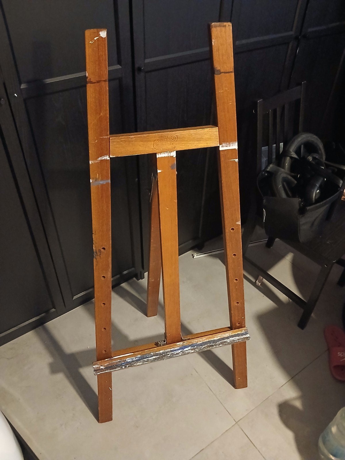 schildersezel van hput inklapbaar hoogte 125 breedte 52 cm, Hobby en Vrije tijd, Schilderen, Ophalen of Verzenden, Ezel