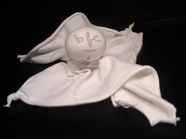 BABYFACE BFC POPJE KNUFFELDOEKJE ELASTISCHE TRICOT WIT, Verzenden, Nieuw, Overige typen