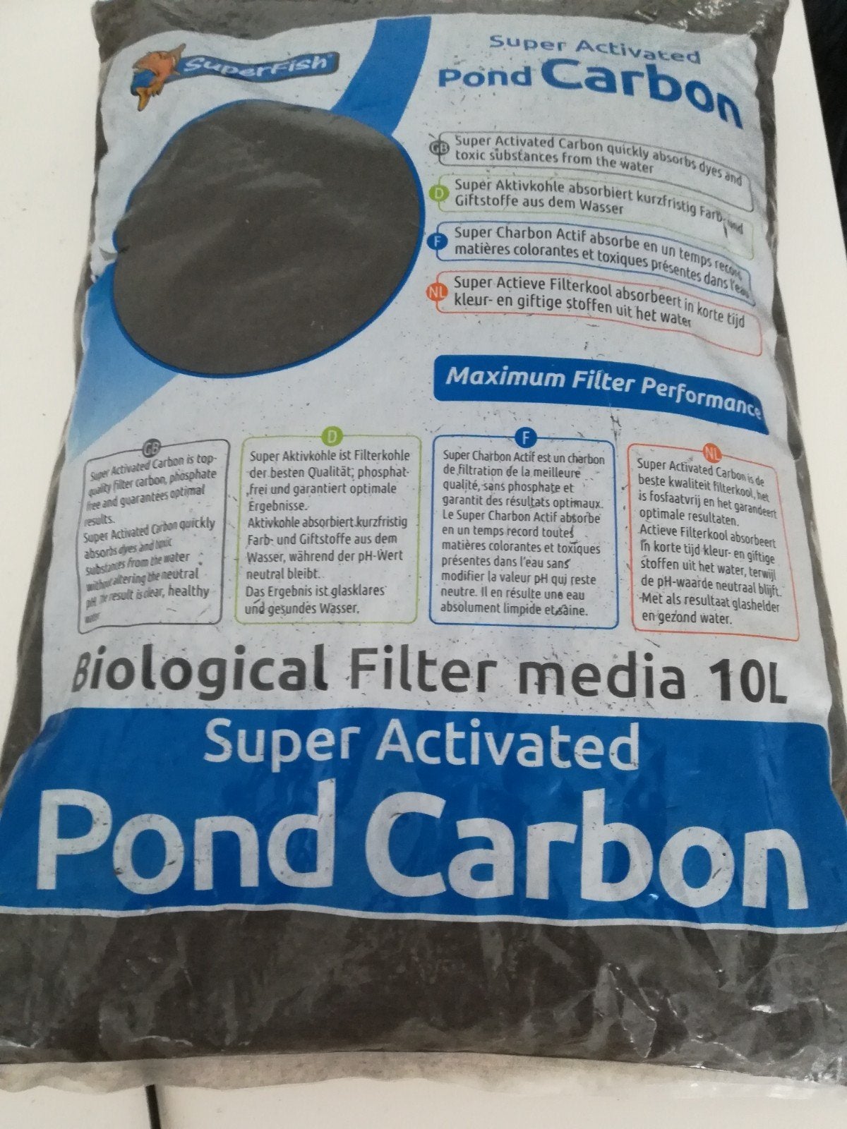 Geactiveerde kool voor vijver filter, Ophalen of Verzenden