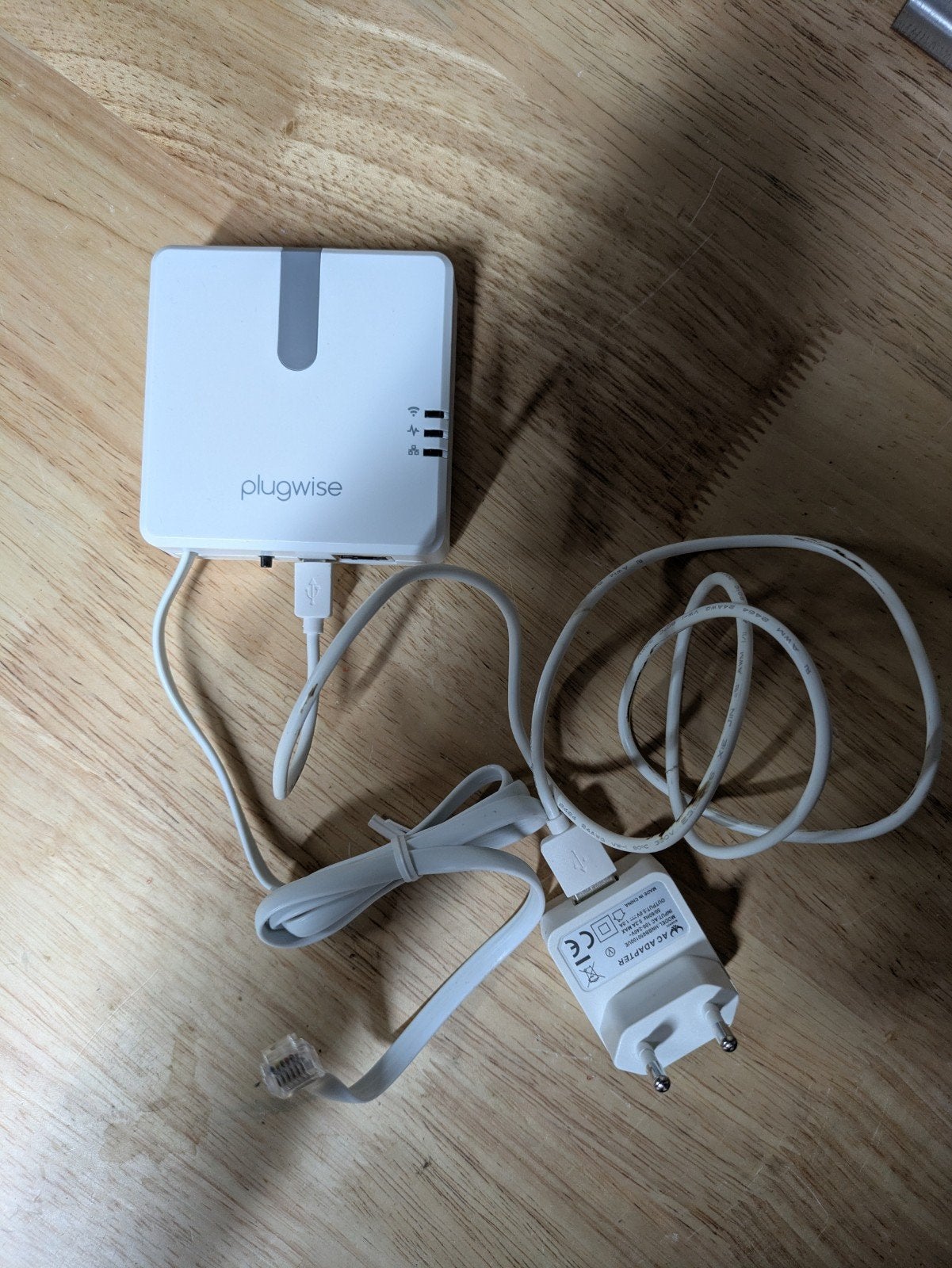 Plugwise Smart p1 meter met adapter en kabels, Ophalen, Gebruikt