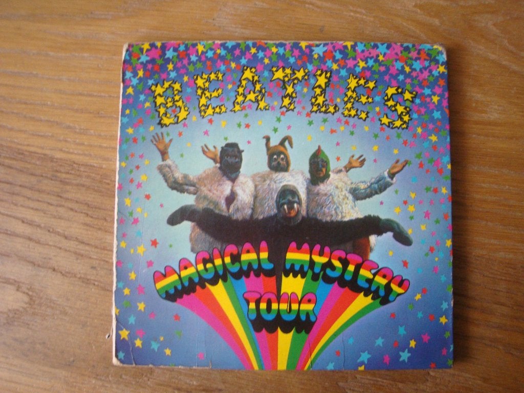 The Beatles - Magical Mystery Tour (7" single boekje/hoes), Cd's en Dvd's, Vinyl Singles, Gebruikt, Ophalen of Verzenden, Pop