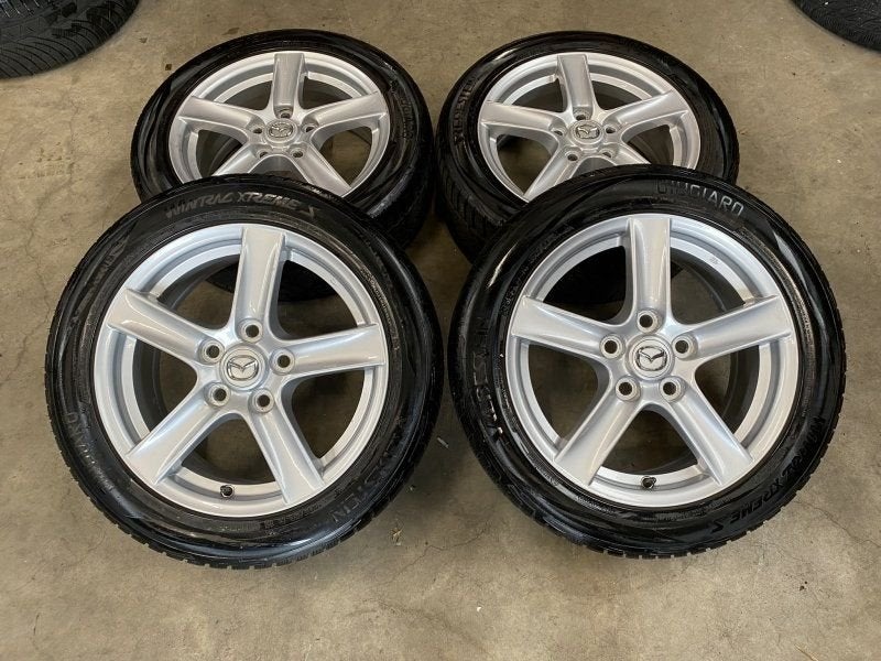 16 inch originele velgen + winterbanden Mazda MX-5, Auto-onderdelen, Gebruikt, -, Banden en Velgen, -