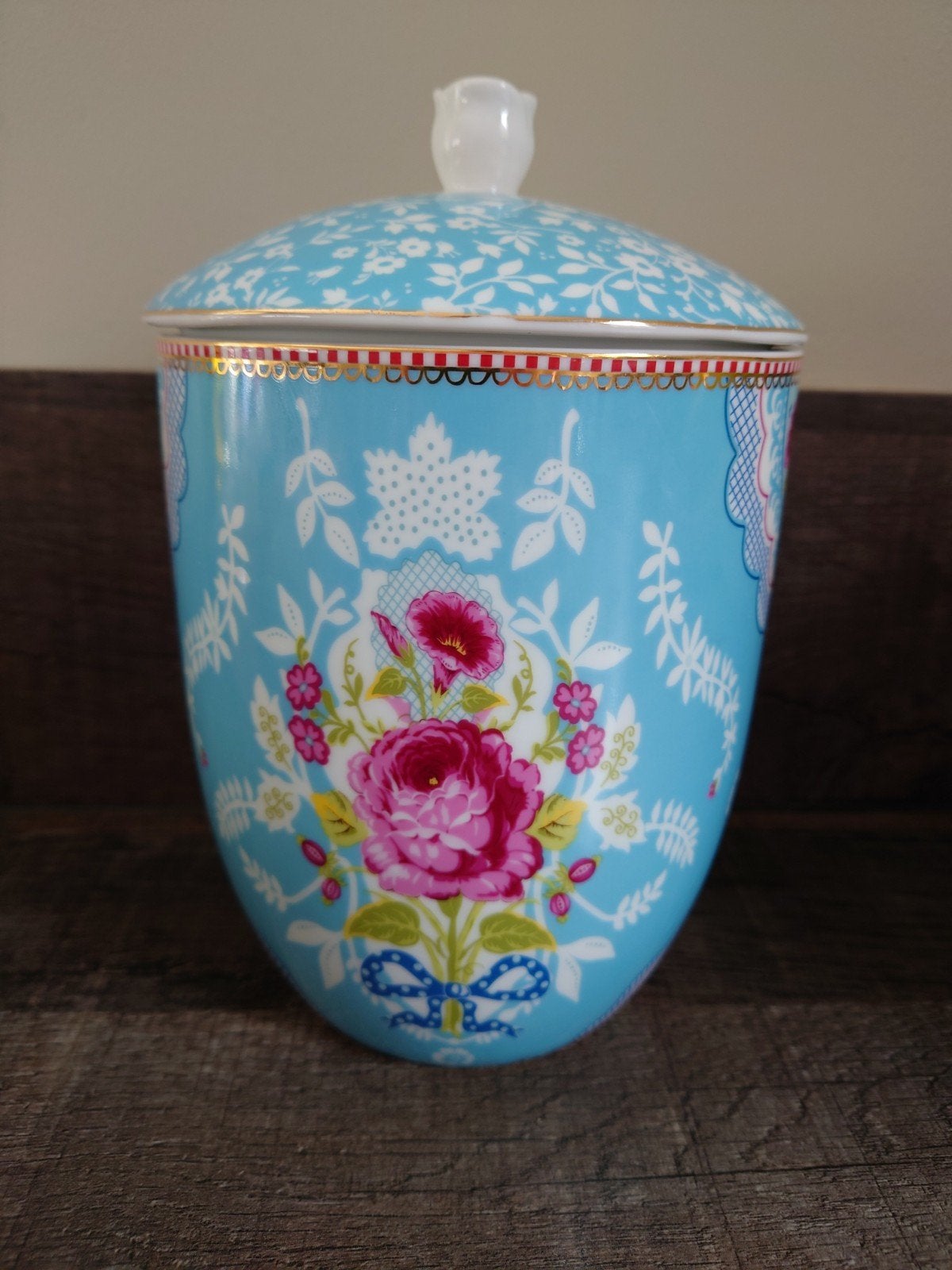 Pip Studio voorraadpot rose blauw, Ophalen of Verzenden