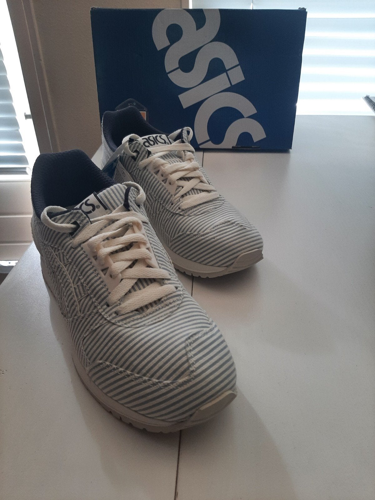 Asics Gel Respector H6D3N Limited Edition Sneakers Maat 41, Blauw, Nieuw, Ophalen of Verzenden, Asics