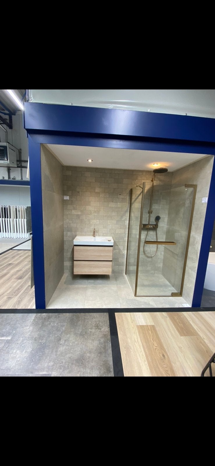 Showroom badkamer meubel, Huis en Inrichting, Badkamer | Badkamermeubels, Ophalen, 50 tot 100 cm, Zo goed als nieuw, Minder dan 100 cm