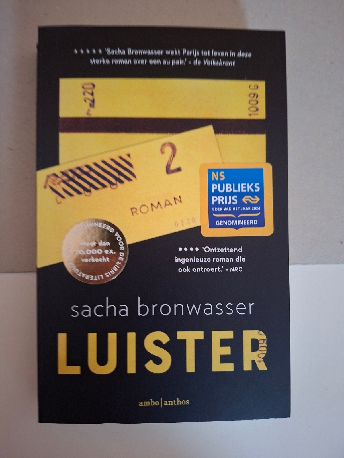 Sacha Bronwasser - Luister, Boeken, Verzenden, Zo goed als nieuw, Sacha Bronwasser