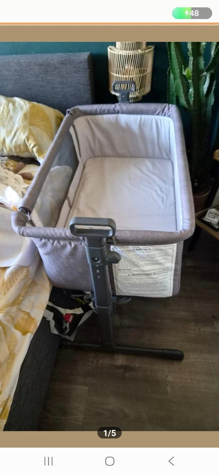 Co sleeper/ wiegje, Ophalen, Wieg