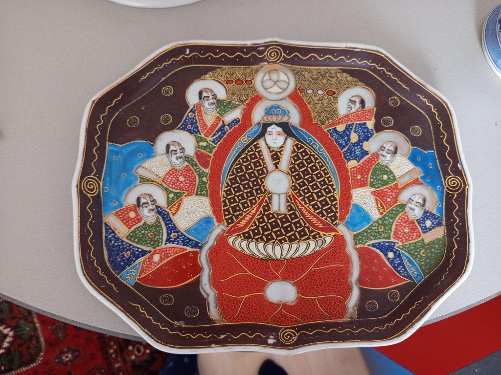 Antieke Japanse Satsuma schaal Dai Nippon gemerkt 1910-1940), Ophalen of Verzenden