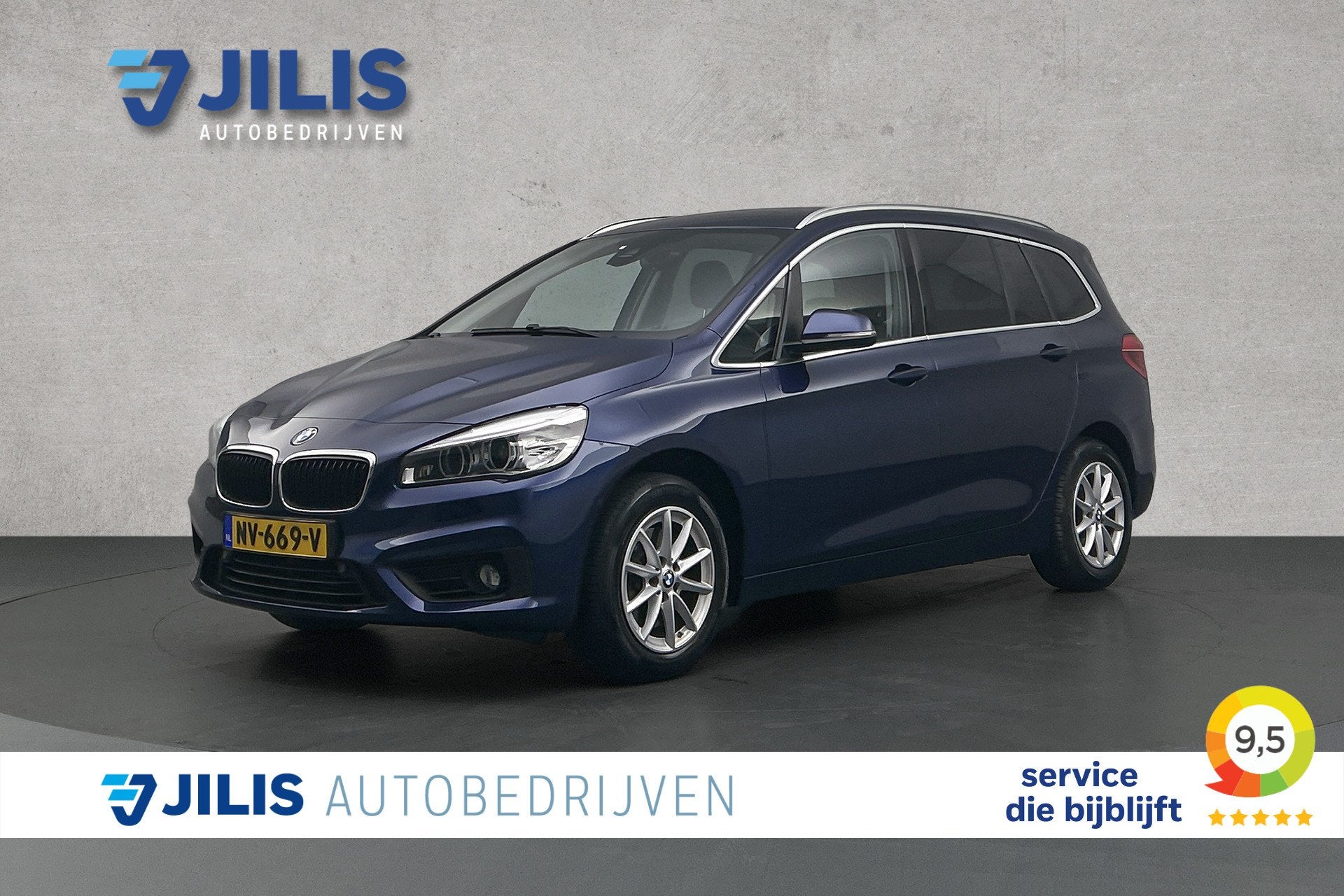 BMW 2 Serie Gran Tourer 218i | 7-persoons | Trekhaak | LED k, Auto's, Gebruikt, Blauw, 7 stoelen, Origineel Nederlands