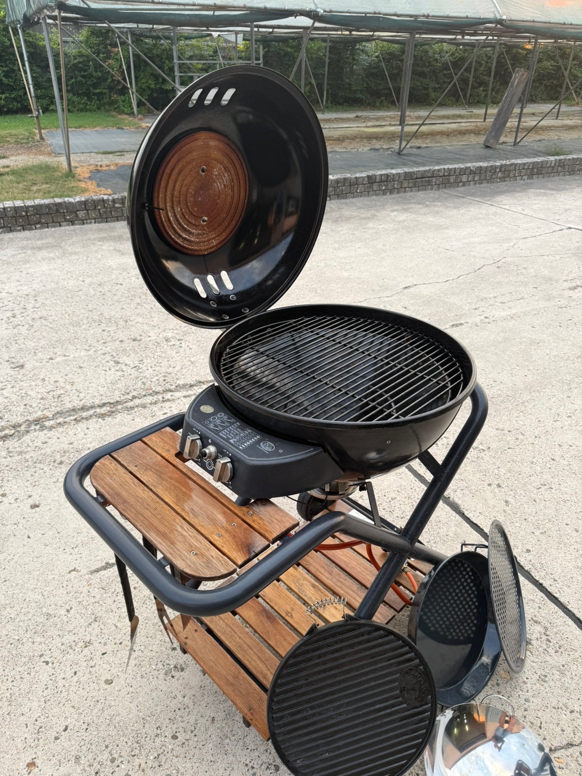 BBQ outdoorchef gas, Tuin en Terras, Ophalen, Gebruikt