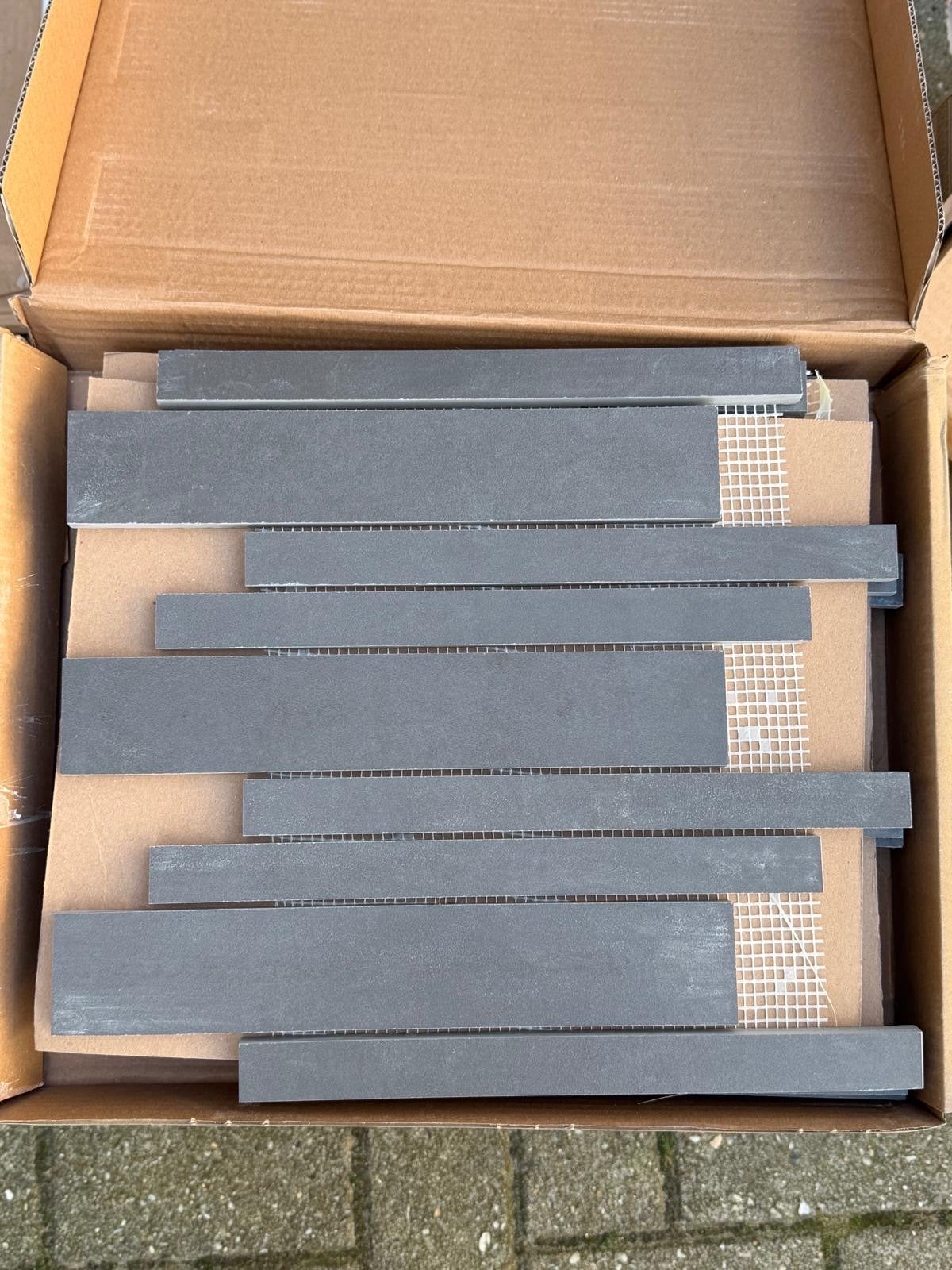 Mozaïek Tegels Taupe - 7 Dozen (28 matjes), Ophalen, Nieuw, 5 tot 10 m², 20 tot 40 cm