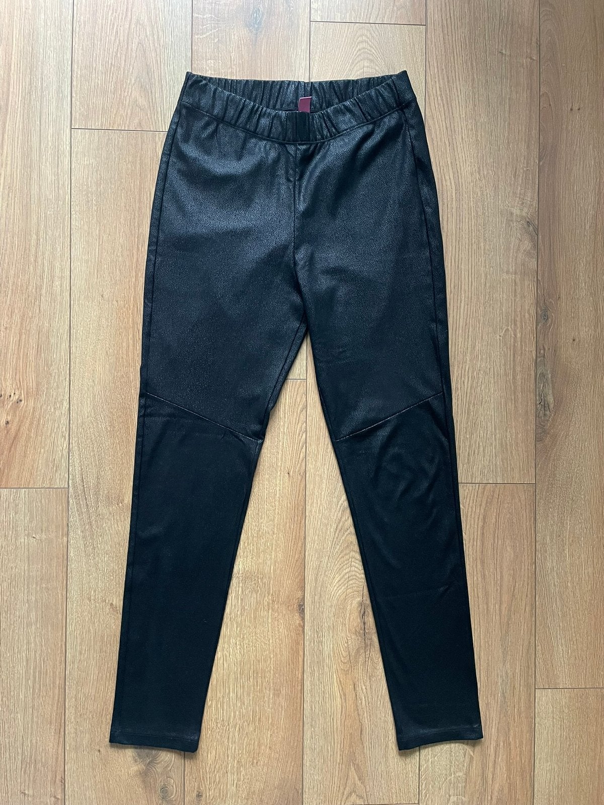 Kyra & Ko leuke vegan leather zwarte legging maat L, Legging, Zwart, Ophalen of Verzenden, Maat 44/46 (L)