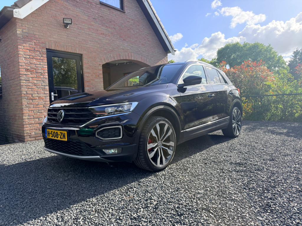 Volkswagen T-Roc 2.0 TSI 190pk 4Motion 7-DSG 2018 Zwart, Auto's, Automaat, 15 km/l, 1984 cc, Zwart