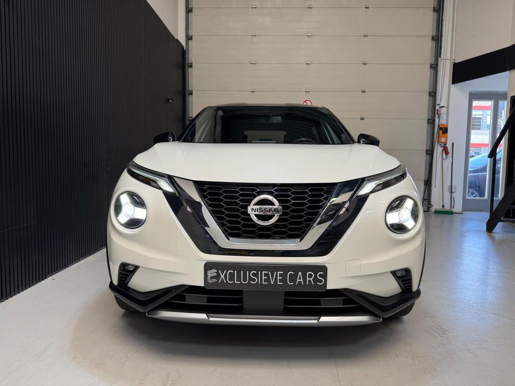 Nissan Juke 1.0 DIG-T N-Design Automaat, Stof, Zwart, Wit, Bedrijf