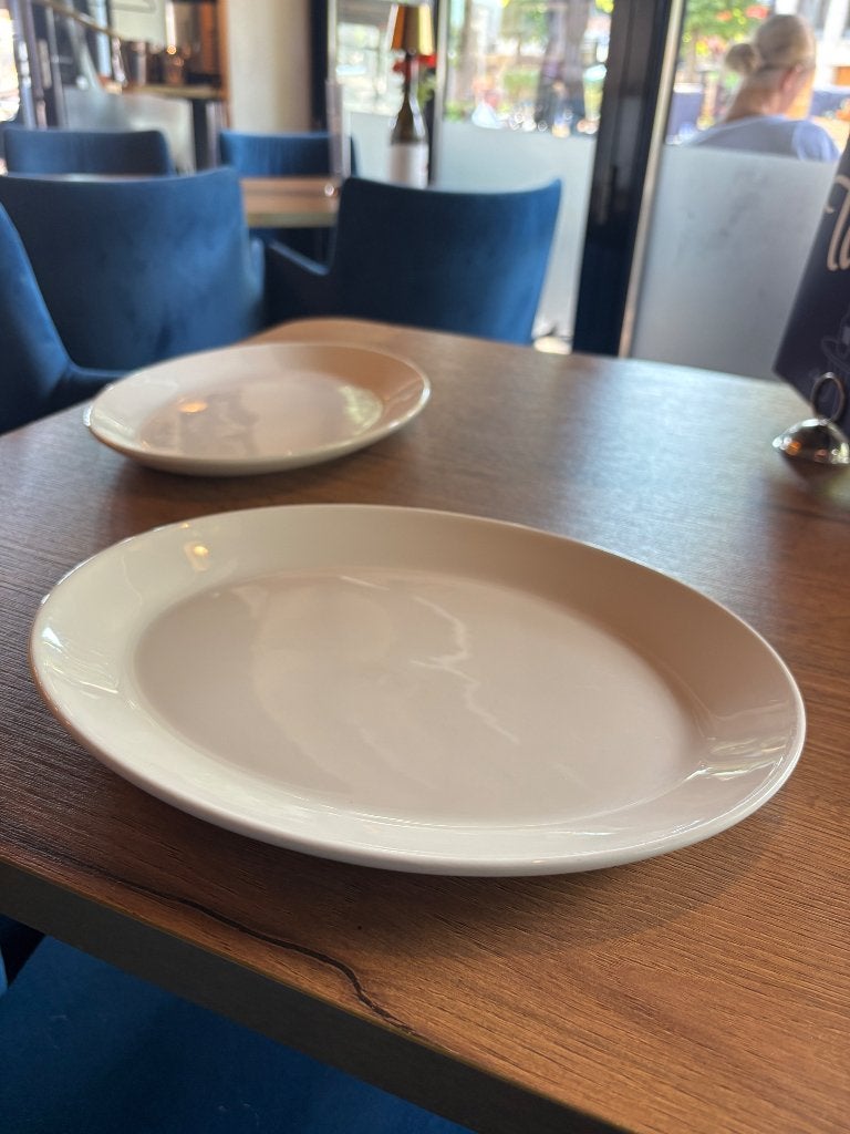Borden horeca porselein ovaal, Ophalen, Nieuw, Bord(en), Overige stijlen