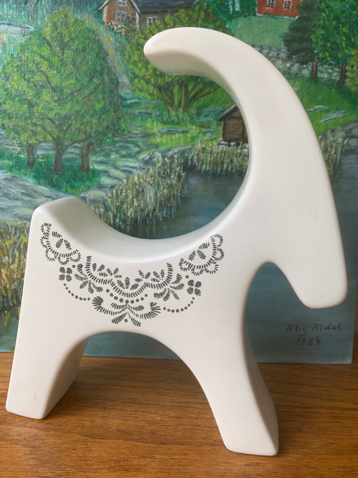 IKEA 2020 Winter Ceramic Goat Ram, Ophalen of Verzenden, Gebruikt
