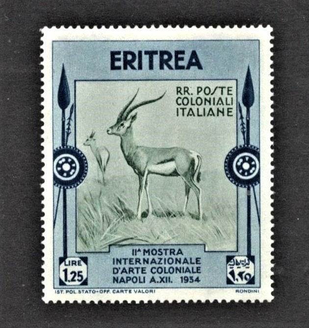 1934 1,25 lire ERITREA Italiaanse-kolonie, Verzenden, Postfris