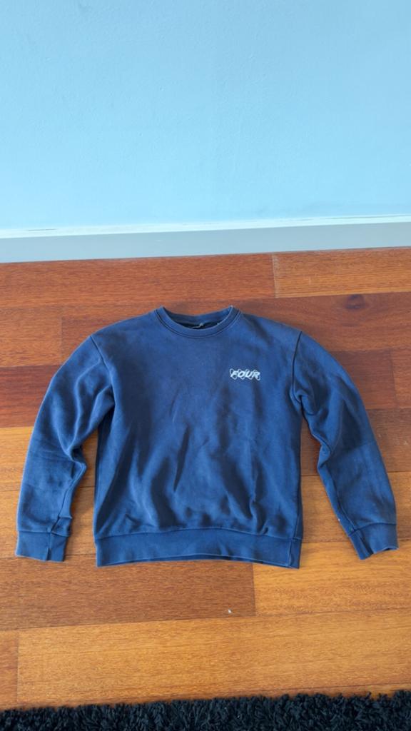 Four amsterdam trui donker blauw 12jr, Kleding | Heren, Truien en Vesten, Ophalen of Verzenden, Gedragen, Overige maten, Blauw