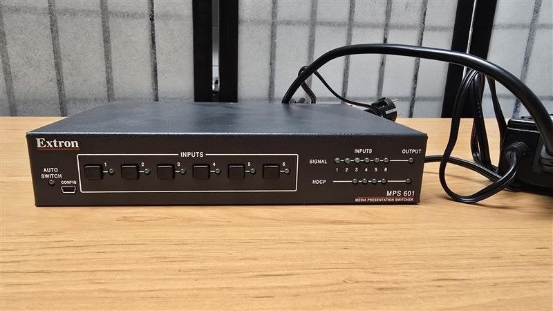 Extron MPS 601, Audio, Tv en Foto, Overige merken, Video switcher/mixer, Ophalen of Verzenden, Gebruikt