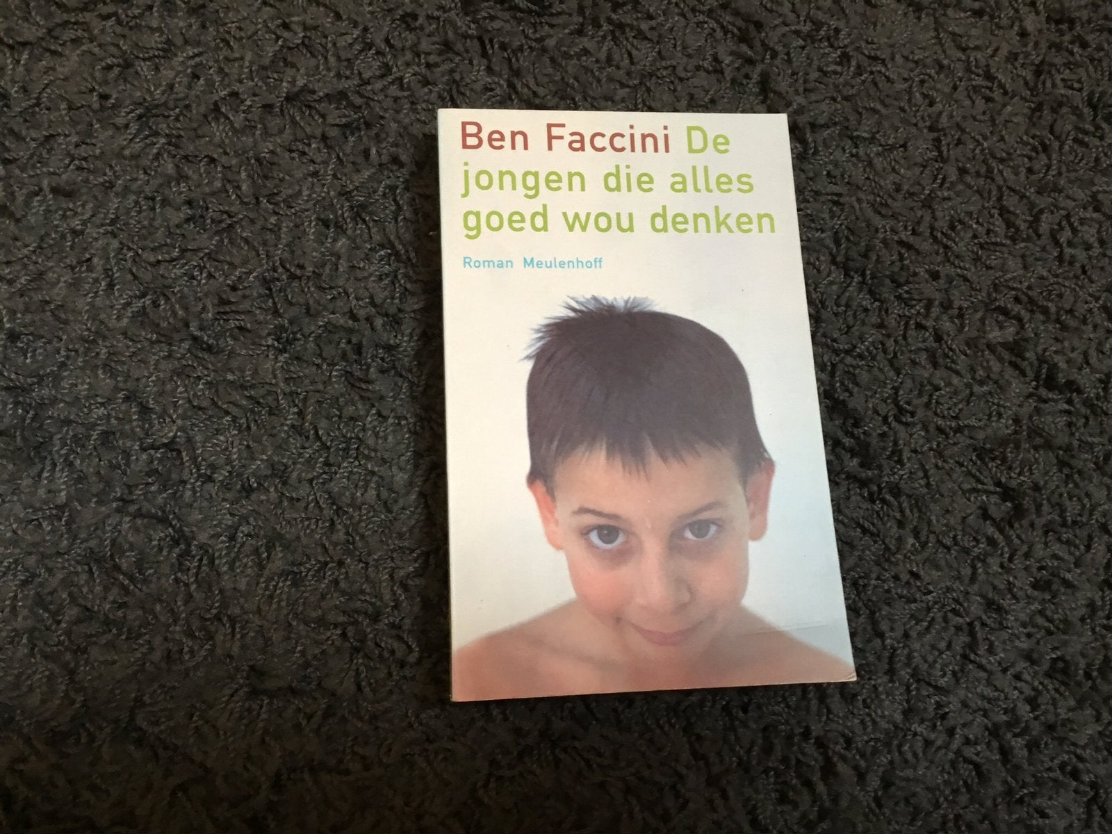 Ben Faccini  De jongen die alles goed wou denken, Ophalen of Verzenden, Zo goed als nieuw