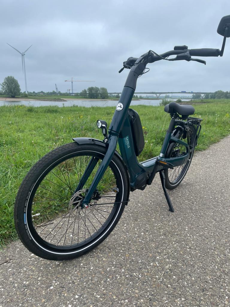 Gazelle Easyflow C7 Pine Green met maar 65 kilometer, Ophalen, Zo goed als nieuw, Minder dan 47 cm, 50 km per accu of meer