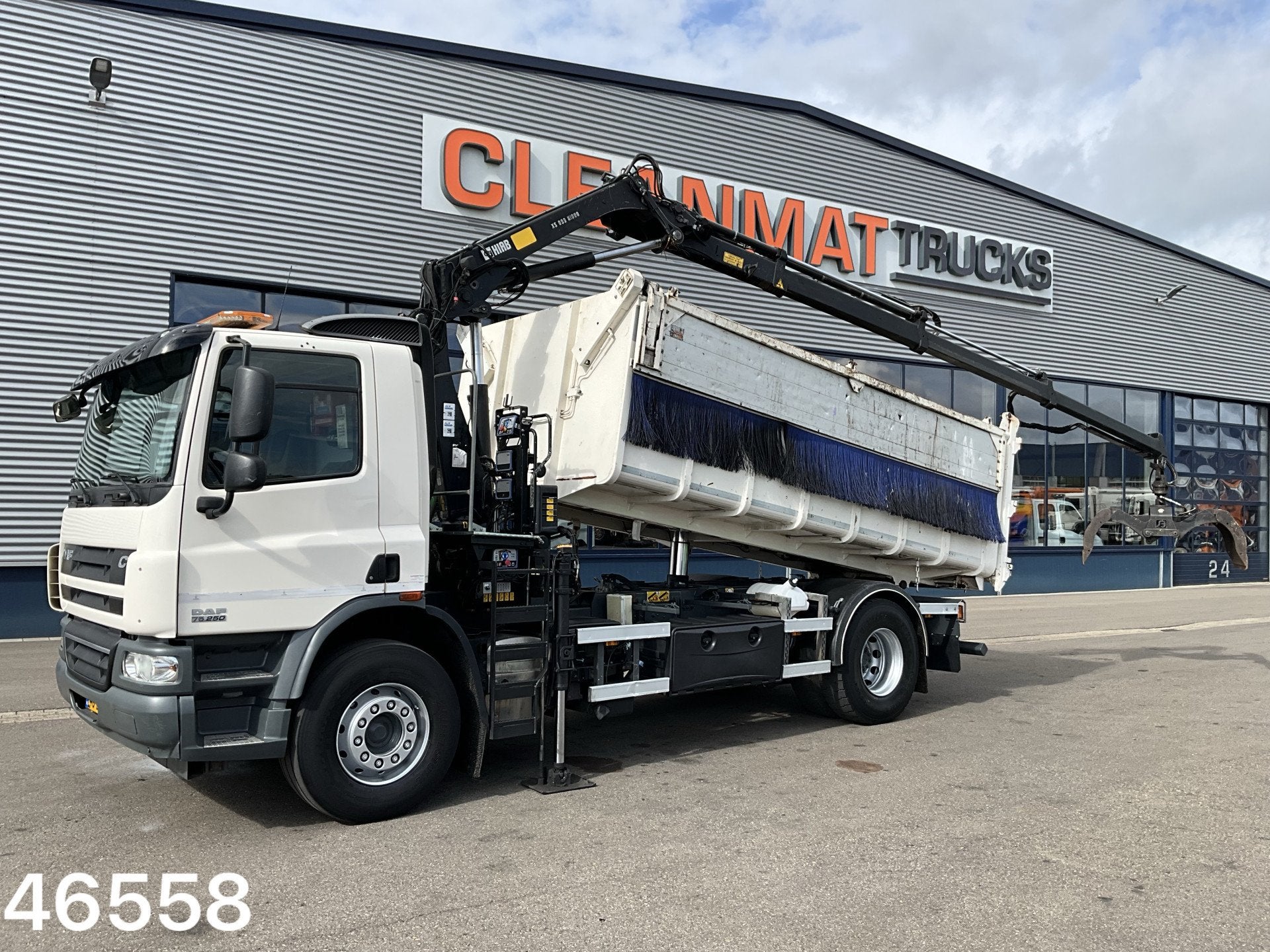 DAF FA 75 CF 250 Hiab 10 Tonmeter laadkraan (bj 2012), Automaat, Euro 5, Origineel Nederlands, Diesel