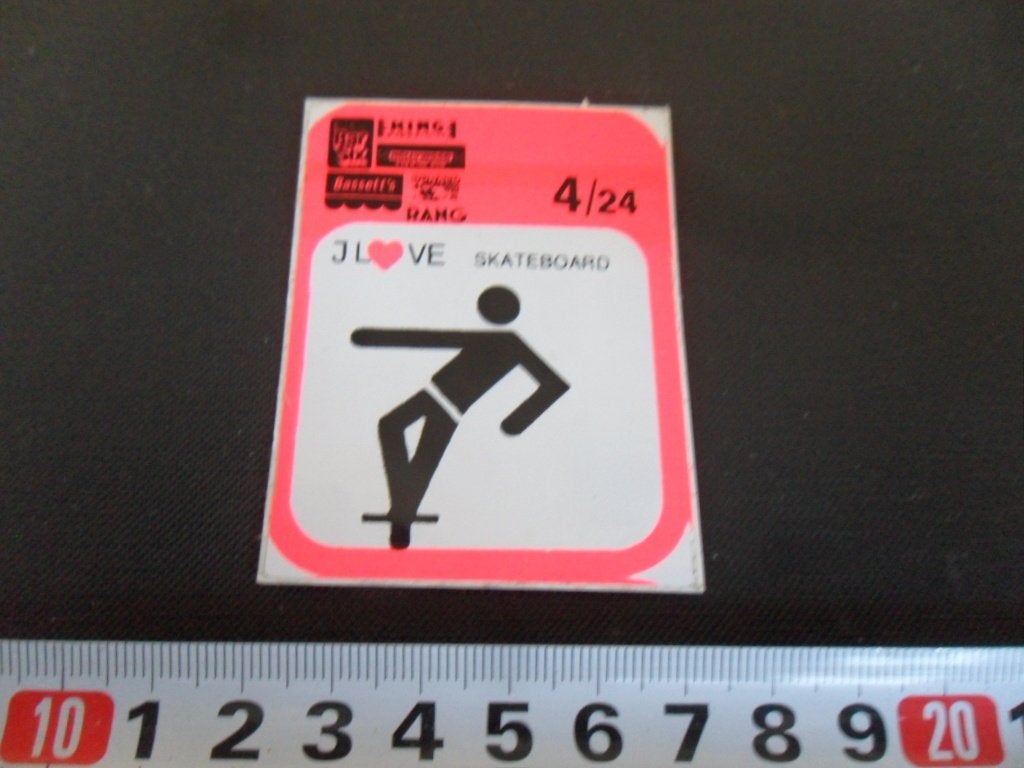 sticker KING  RANG  I LOVE SKATEBOARD, Ophalen of Verzenden, Zo goed als nieuw