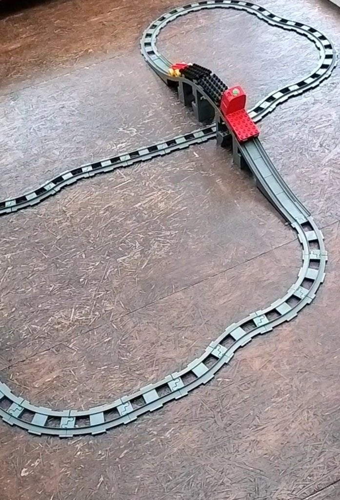 SET DUPLO TREIN + ALLERLEI ONDERDELEN, Gebruikt, Overige typen, Ophalen of Verzenden, Duplo